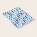 Aquarius Checkered Print Notebook Gallery Image 3