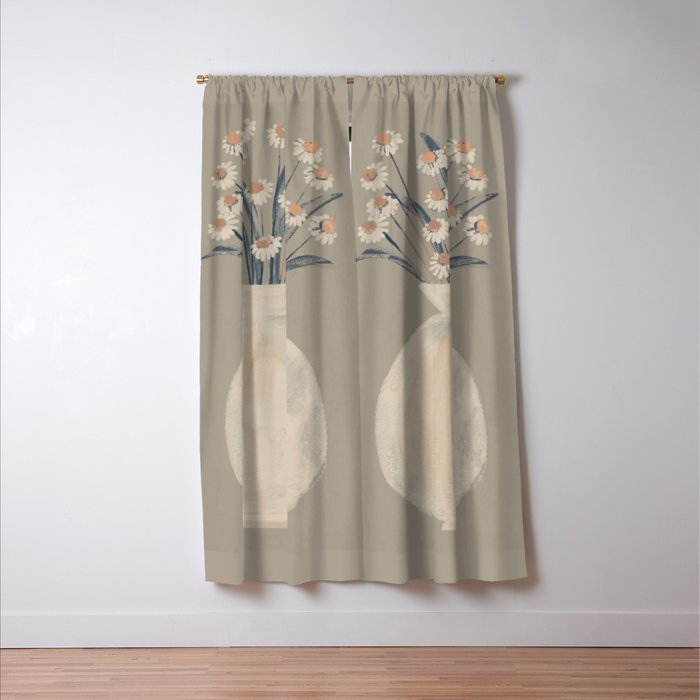 Flowers In A Vase 16 Window Curtain Gallery Image 3