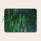 Claude Monet Impressionist Landscape Oil Painting Waterlilies Laptop Sleeve Gallery Image 1