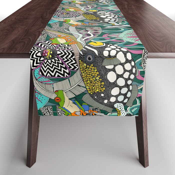 ASHA green Table Runner Gallery Image 1