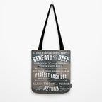 Bless Those Who Serve Beneath the Deep - The Submariner's Hymn Tote Bag Gallery Image 2