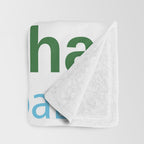 Hello In Different Languages Throw Blanket Gallery Image 3
