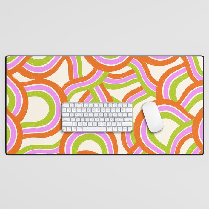 Moka Pot Rainbow - Cream Desk Mat Gallery Image 1
