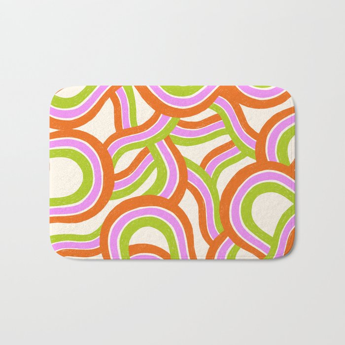 Moka Pot Rainbow - Cream Bath Mat Gallery Image 1