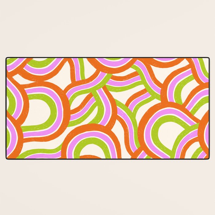 Moka Pot Rainbow - Cream Desk Mat Gallery Image 3