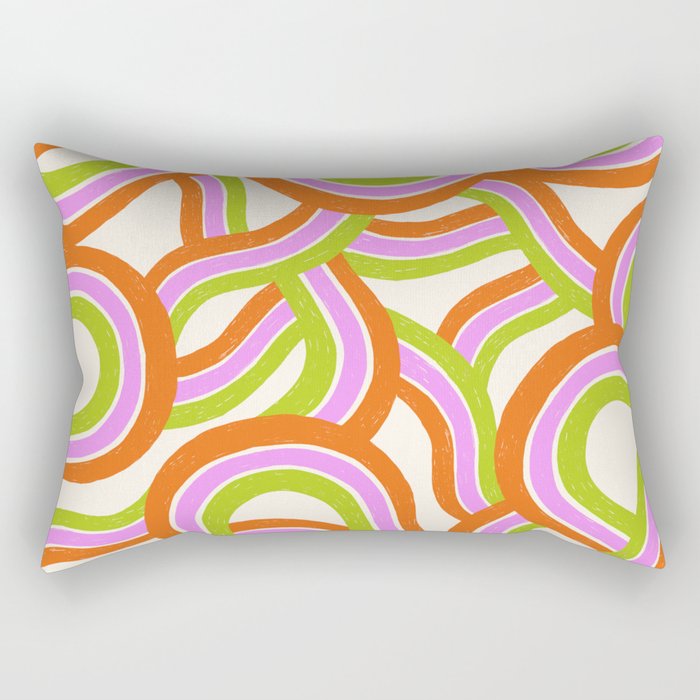 Moka Pot Rainbow - Cream Rectangular Pillow Gallery Image 2