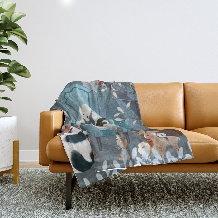 the story book Throw Blanket Gallery Image 1