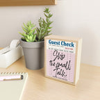 Skip the small talk - pink Mini Art Print Gallery Image 2