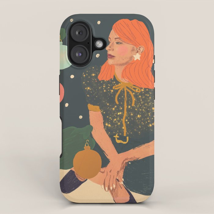 Christmas beauty iPhone Case Gallery Image 1