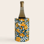 Blossom Pattern â Ochre & Teal Wine Chiller Gallery Image 2