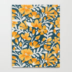 Blossom Pattern â Ochre & Teal Notebook Gallery Image 4
