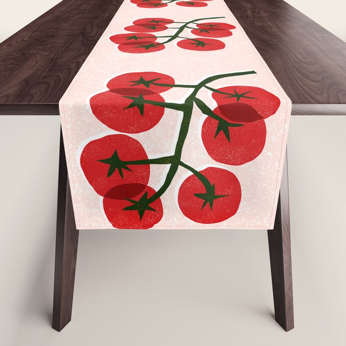 Tomatoes On A Branch Table Runner Gallery Image 1