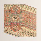 Heriz Vintage Persian Tribal Rug Print Wrapping Paper Gallery Image 3