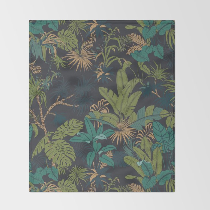 Wild nature night 102 Throw Blanket Gallery Image 2