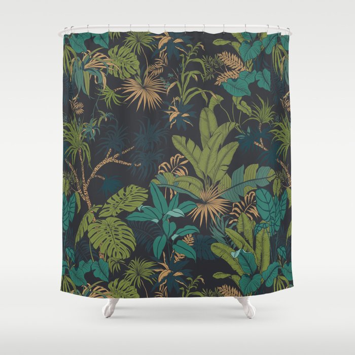 Wild nature night 102 Shower Curtain Gallery Image 1