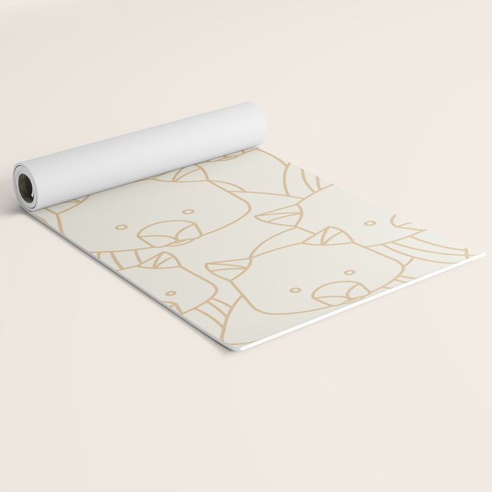 Minimalist Wombat Yoga Mat Gallery Image 2