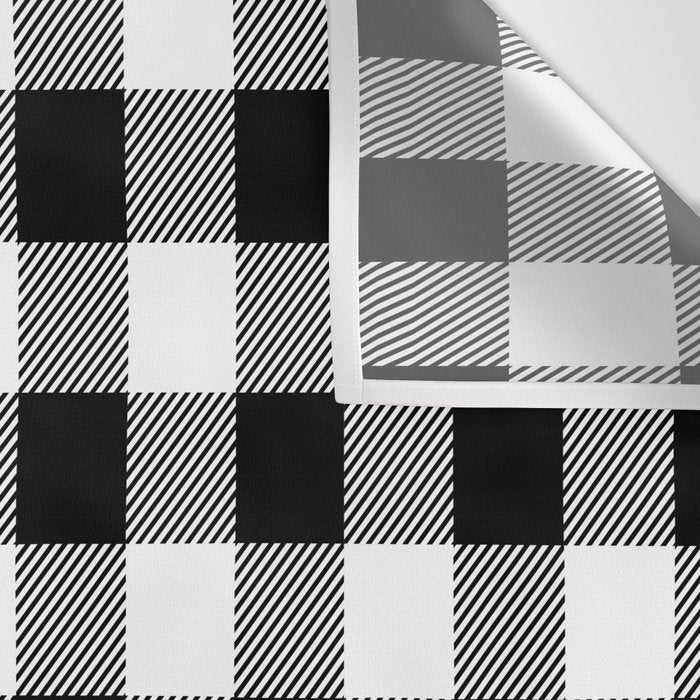 Black and White Buffalo Check Wall Tapestry Gallery Image 3