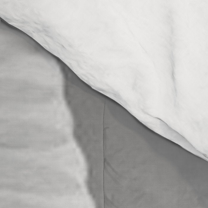 Wings of an Egret in Mid-flight black and white photography - black and white photographs Comforter Gallery Image 4