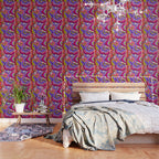 Colorful Abstract Pop Birds Pattern Wallpaper Gallery Image 3
