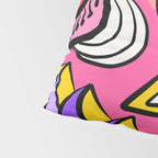 Colorful Abstract Pop Birds Pattern Pillow Sham Gallery Image 4