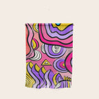 Colorful Abstract Pop Birds Pattern Wall Hanging Gallery Image 1