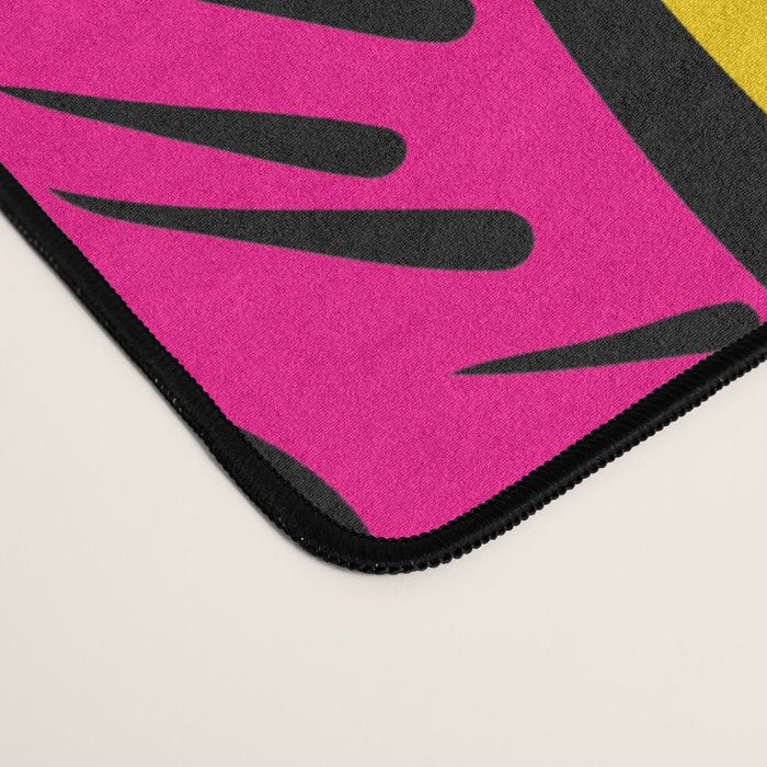 Colorful Abstract Pop Birds Pattern Desk Mat Gallery Image 4