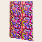 Colorful Abstract Pop Birds Pattern Wallpaper Gallery Image 2