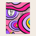 Colorful Abstract Pop Birds Pattern Notebook Gallery Image 4