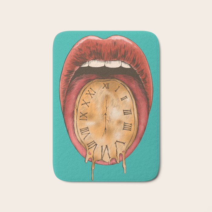 Melts in Your Mouth (Time) Bath Mat Gallery Image 1