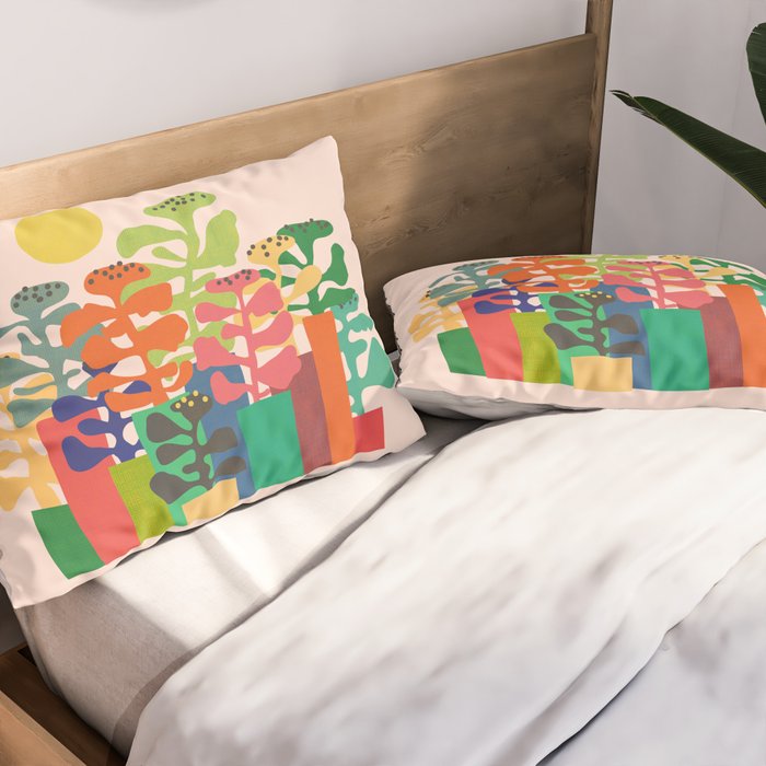 Plants market Pillow Sham Gallery Image 2