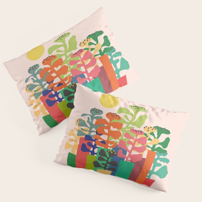 Plants market Pillow Sham Gallery Image 3