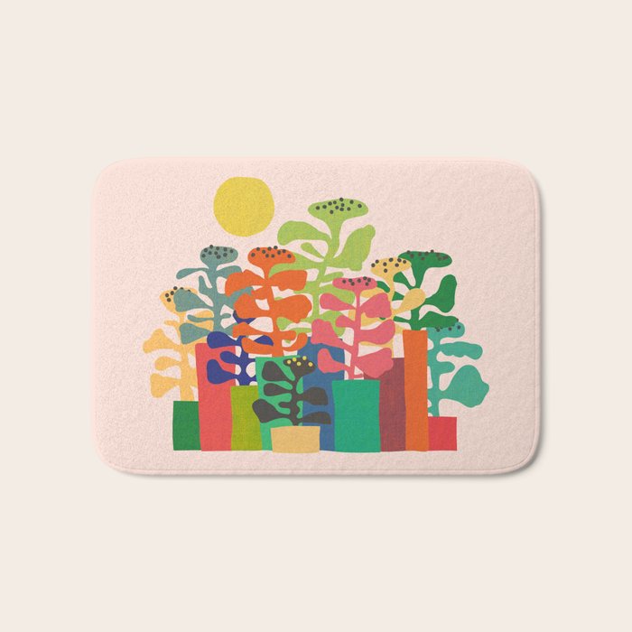 Plants market Bath Mat Gallery Image 1