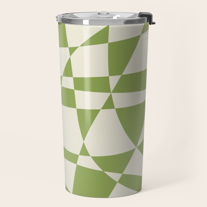 Glass Glitch: Forest Green Edition Travel Mug Gallery Image 2