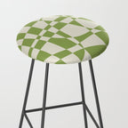 Glass Glitch: Forest Green Edition Stool Gallery Image 2