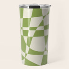 Glass Glitch: Forest Green Edition Travel Mug Gallery Image 1