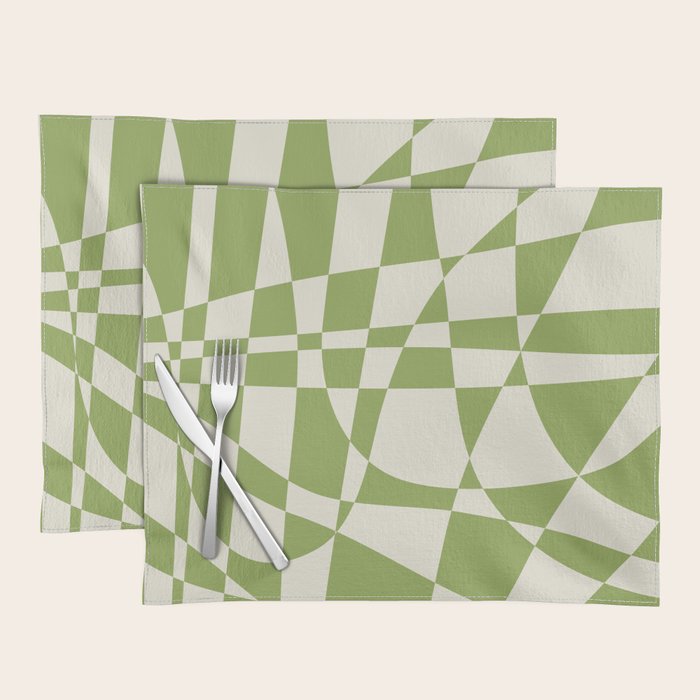 Glass Glitch: Forest Green Edition Placemat Gallery Image 1