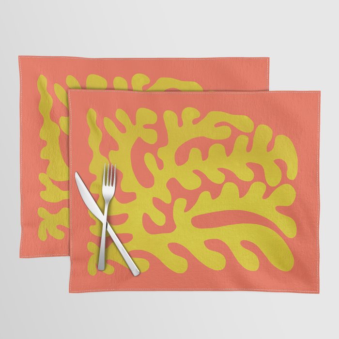 Sunflower & Tomato: Matisse Paper Cutouts 04 Placemat Gallery Image 1