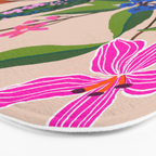 Summer vibes in tropical jungle Bath Mat Gallery Image 3