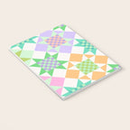 Checkerboard Quilt - Pastel Colors Notebook Gallery Image 3