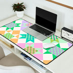 Checkerboard Quilt - Pastel Colors Desk Mat Gallery Image 2