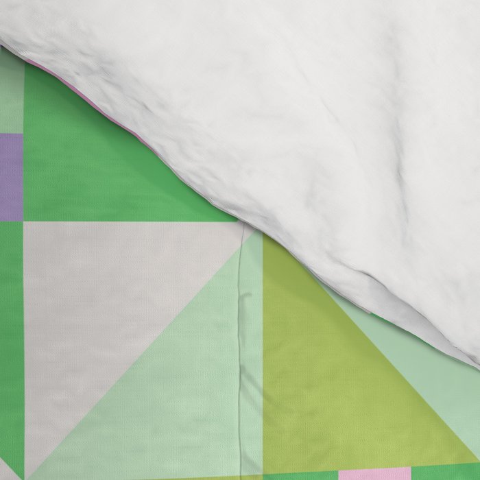 Checkerboard Quilt - Pastel Colors Comforter Gallery Image 4