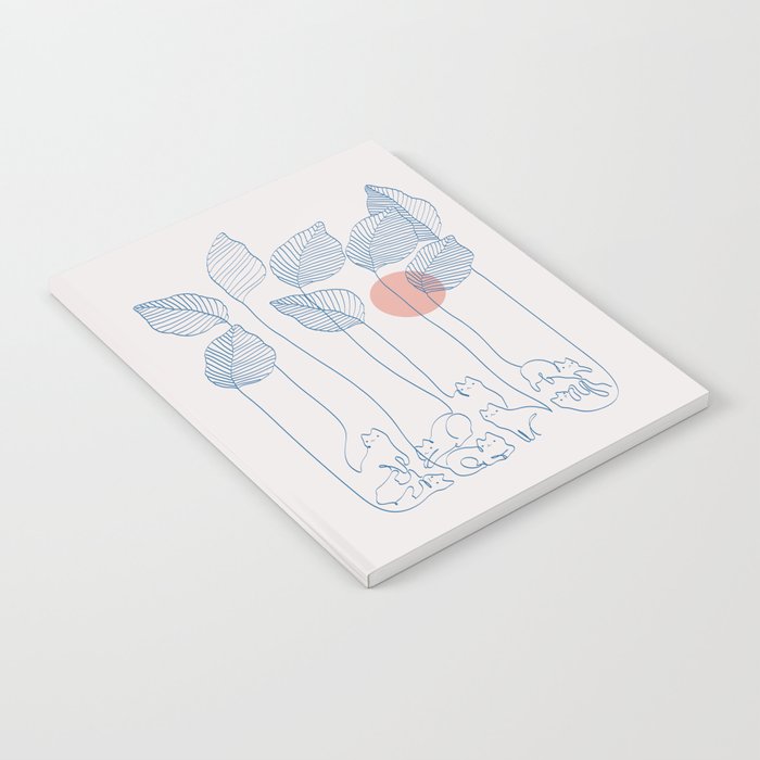 Cat and Plant 40 Notebook Gallery Image 2