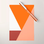 Geometrical retro  Wrapping Paper Gallery Image 1