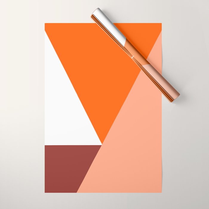 Geometrical retro  Wrapping Paper Gallery Image 1