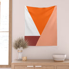 Geometrical retro  Wall Tapestry Gallery Image 2