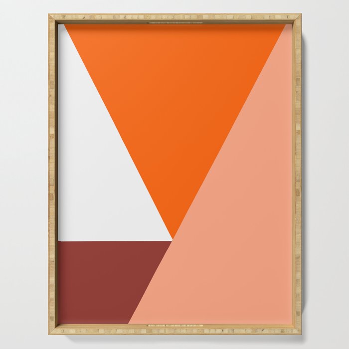 Geometrical retro  Serving Tray Gallery Image 1
