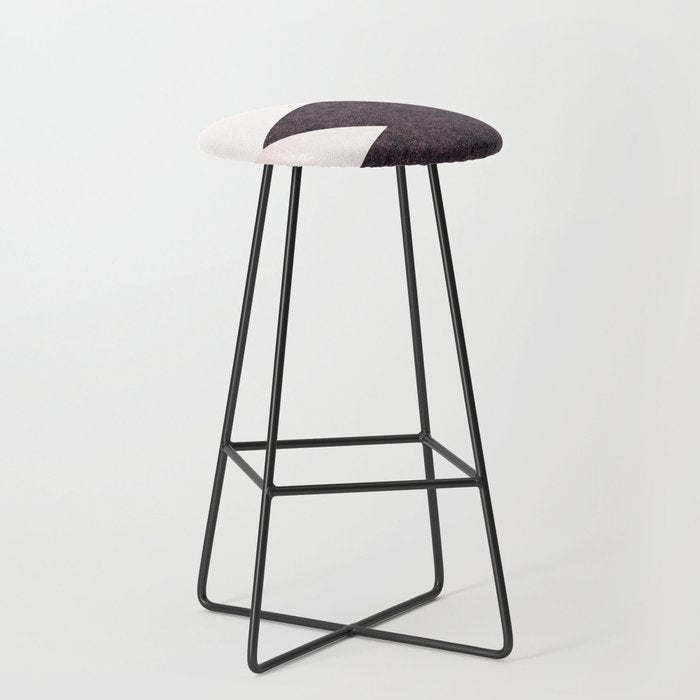 Geometrics III - pink granite & marble Stool Gallery Image 1