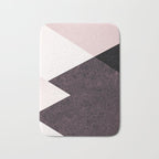 Geometrics III - pink granite & marble Bath Mat Gallery Image 1