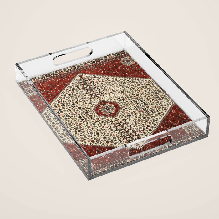 Bohemian Oriental Design E15 Acrylic Tray Gallery Image 1