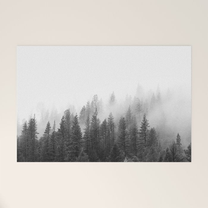 Misty Forest Welcome Mat Gallery Image 1